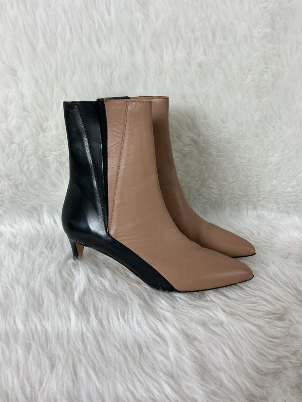 ATP Atelier Nila Two-Tone Leather Ankle Boots 41 US 11